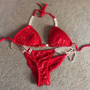 Red Competition Bikini